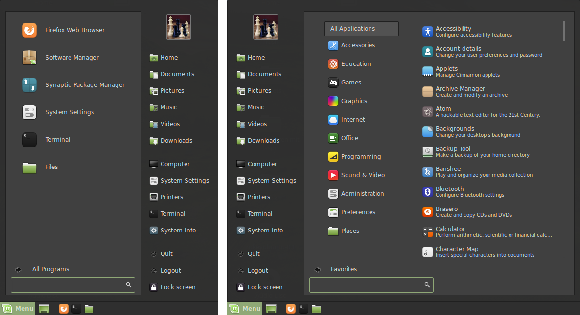 desklets linux mint